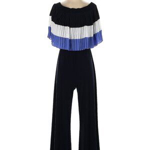 Joseph Ribkoff navy colorblock jumpsuit, size 6